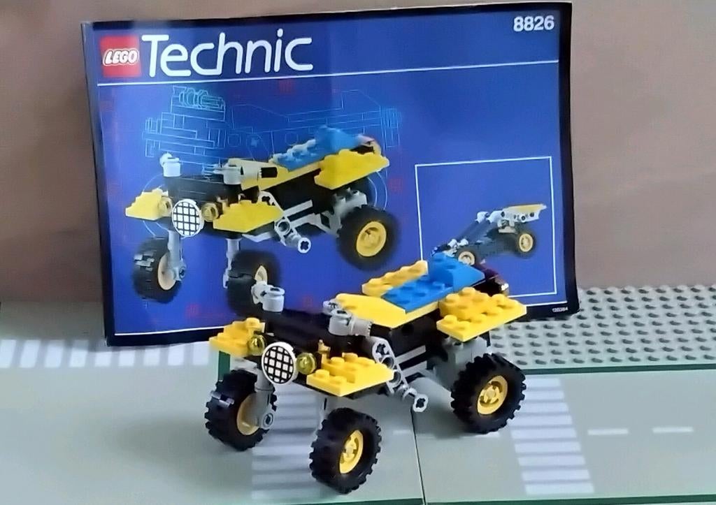 Lego 8826 Atx sport cycle, Ophalen of Verzenden, Gebruikt, Complete set, Lego