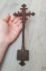 antiek ethiopisch orthodox koptisch zegenkruis, Antiek en Kunst, Antiek | Religie, Ophalen of Verzenden