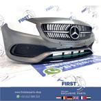 W176 AMG PETRONAS EDITION VOORBUMPER Mercedes A Klasse GRIJS, Gebruikt, Voor, Mercedes-Benz, Ophalen of Verzenden