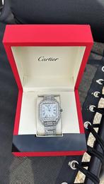 Cartier santos moissant full set !, Overige merken, Staal, Polshorloge, Overige materialen