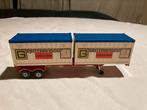 Matchbox Superkings K-17 Trailer 1973 Lesney, Gebruikt, Matchbox, Ophalen of Verzenden, Bus of Vrachtwagen