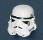 Lego White Minifigure, Headgear Helmet SW Stormtrooper Patte, Ophalen of Verzenden, Gebruikt, Losse stenen, Lego