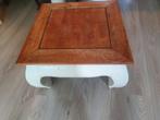 Opiumtafel massief eiken, Huis en Inrichting, Ophalen, Gebruikt, 50 tot 100 cm, 50 tot 100 cm