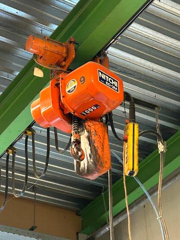 Hijstakel / Bovenloopkraan tot max 1000 kg, Nitchi EC-3M beschikbaar voor biedingen