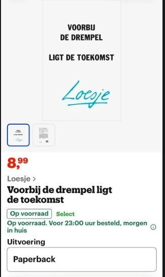 Loesje - Voorbij de drempel ligt de toekomst, Boeken, Literatuur, Nieuw, Nederland, Ophalen of Verzenden