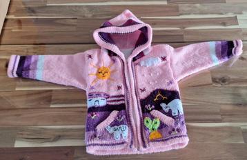 Peru kinder vest met capuchon maat 80 beschikbaar voor biedingen