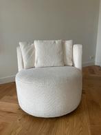 Draaibare fauteuil van teddy stof, Ophalen, Zo goed als nieuw, Stof, 75 tot 100 cm