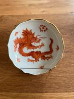 bordje Meissen Ming dragon - red, Antiek en Kunst, Antiek | Keramiek en Aardewerk, Ophalen of Verzenden