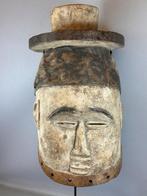 250885 - Authentiek Afrikaans Mende Sowei Sande Masker, Antiek en Kunst, Ophalen of Verzenden