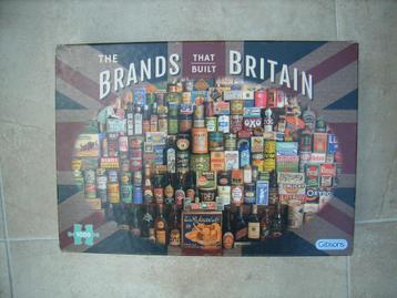 GIBSONS puzzel The brands that built Britain, 1000 stukjes beschikbaar voor biedingen