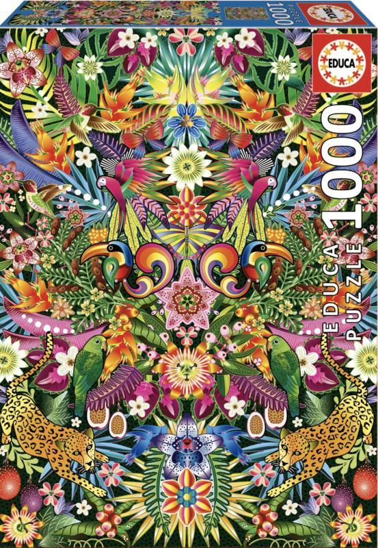 Educa - Toukan - 1000 stukjes, Hobby en Vrije tijd, Denksport en Puzzels, Nieuw, Legpuzzel, 500 t/m 1500 stukjes, Ophalen of Verzenden