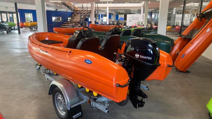 Nieuwe Summerfun met Tohatsu 9.9 EFI e-start ! Winterprijs !, Watersport en Boten, Speedboten, Nieuw, 3 tot 6 meter, Benzine, Minder dan 70 pk