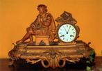 Pendule, Frankrijk circa 1860 ‘De Wijsgeer’, Antiek en Kunst, Antiek | Klokken, Ophalen