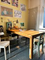 Grote robuuste eettafel voor 8 pers, Huis en Inrichting, Tafels | Eettafels, Ophalen, 200 cm of meer, 50 tot 100 cm, Zo goed als nieuw