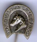 Pony club Johan Willem Friso zilverkl speldje ( H_148 ), Verzamelen, Speldjes, Pins en Buttons, Nieuw, Dier of Natuur, Speldje of Pin