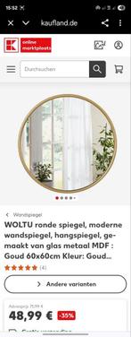 Ronde Wandspiegel nieuw, Minder dan 50 cm, Rond, Nieuw, Ophalen of Verzenden