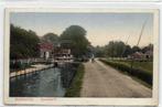 Schinkeldijk - Koudekerk - fietser brug - 1928 gelopen, Verzamelen, Ansichtkaarten | Nederland, Gelopen, Ophalen of Verzenden