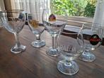 Speciaalbierglazen 5 stuks: Grimbergen, Palm, Leffe, Ophalen of Verzenden, Gebruikt