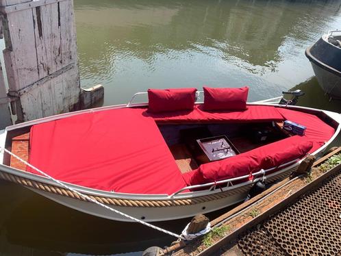 Elektrische sloep (5m) Amsterdam, Watersport en Boten, Sloepen, Gebruikt, Tot 10 pk, 3 tot 6 meter, Buitenboordmotor, Elektrisch