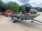 Leuk aluminium visboot eventueel met  trailer, Ophalen, Gebruikt, Minder dan 6 meter, Overige typen