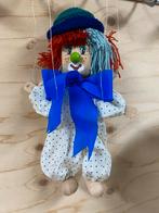 Vintage Houten Clown Marionet, Ophalen of Verzenden