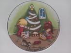 Vintage kerst bordje van Joan Walsh 1966 voor Walter, Ophalen of Verzenden