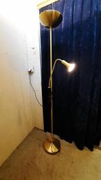Staande lamp (vloerlamp), met extra lampje €20, Huis en Inrichting, Lampen | Vloerlampen, Ophalen, Gebruikt, Metaal, 150 tot 200 cm