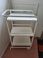 Witte Ikea Sunnersta roltafel voor in de keuken, Huis en Inrichting, Ophalen, Zo goed als nieuw