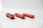 Piko /Fleischmann 3 stuks goederewagon DB cargo, Gebruikt, Gelijkstroom, Fleischmann, Wagon
