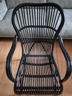 Zwarte Rotan Stoel Karwei, Huis en Inrichting, Stoelen, Ophalen, Gebruikt, Zwart, Riet of Rotan