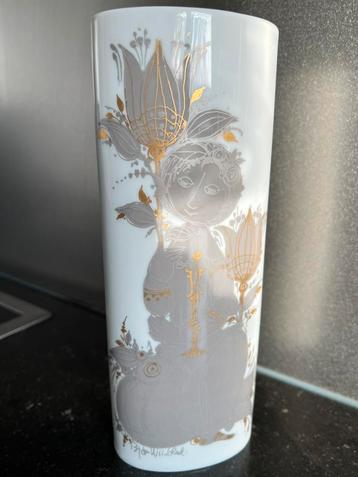 Vintage Bjorn Wiinblad Vaas~Samuramat Serie~Goud Decor 60’s beschikbaar voor biedingen