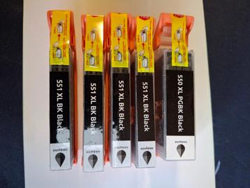 inkt carttridge Zwart Black 551 en 550 beschikbaar voor biedingen
