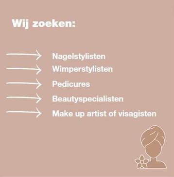 Zelfstandige beauty professionals gezocht voor luxe salon 