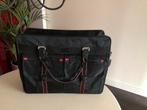 Reistas | Jordache | Zwart & Rood | Groot | Gebruikt, Gebruikt, 20 tot 30 cm, Zwart, Minder dan 35 cm