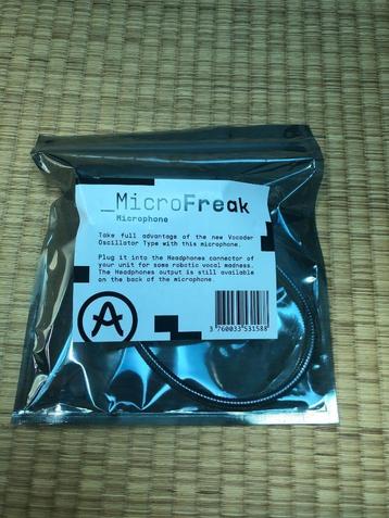 MicroFreak microfoon beschikbaar voor biedingen