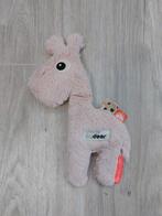 Knuffel done by deer giraf giraffe roze L1095, Ophalen of Verzenden, Zo goed als nieuw, Overige typen