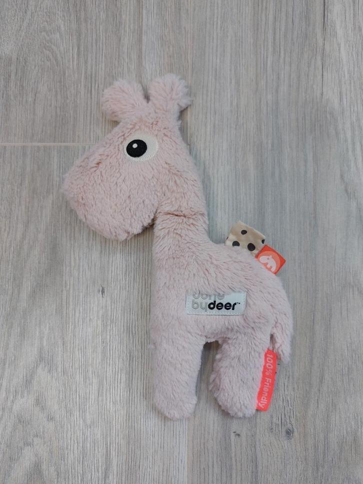 Knuffel done by deer giraf giraffe roze L1095, Kinderen en Baby's, Speelgoed | Knuffels en Pluche, Zo goed als nieuw, Overige typen