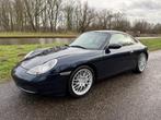 Porsche 911 (996) Carrera 4 – 2000 Zeer nette staat, Auto's, Porsche, Zwart, Blauw, Bedrijf, Handgeschakeld
