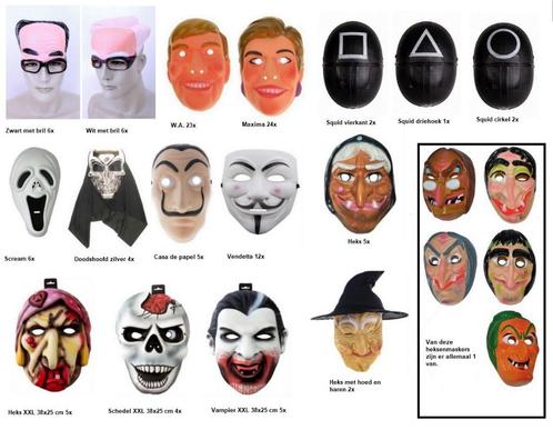 Partij overige maskers te koop, Hobby en Vrije tijd, Feestartikelen, Nieuw, Feestartikel, Overige, Ophalen of Verzenden