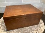 Antiek houten kistje, naaidoos (180925), Ophalen of Verzenden
