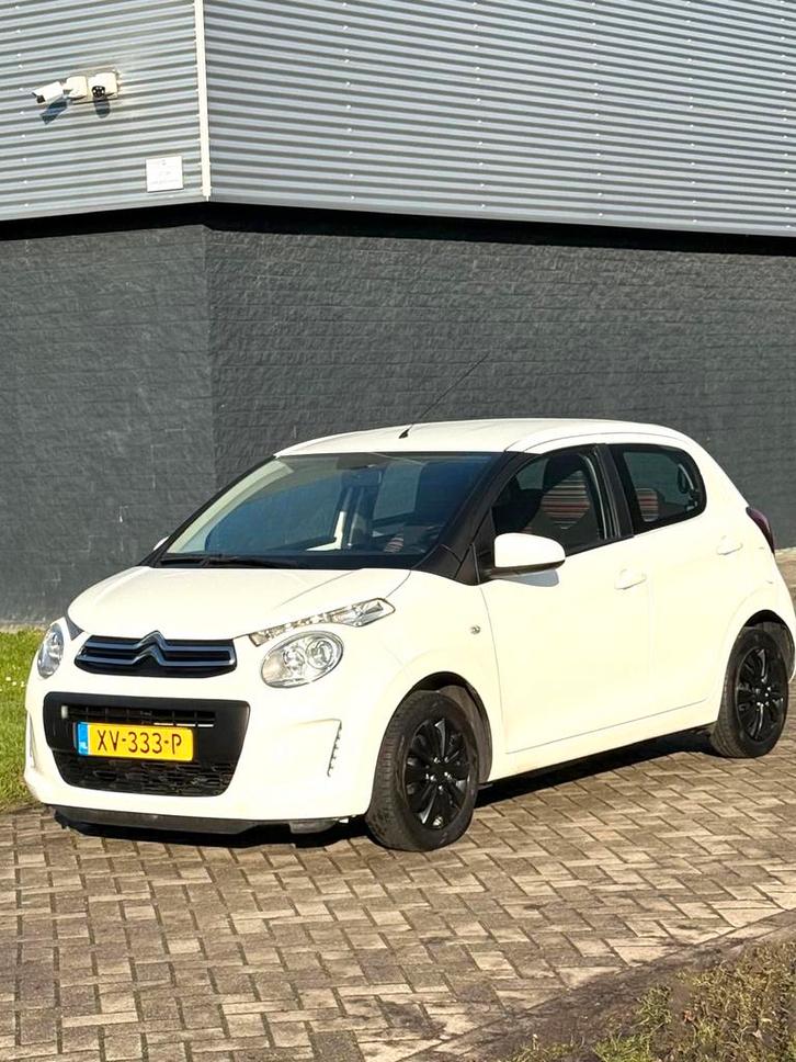 Citroën C1 1.0 VTi 72PK S&S 5D 2019 Wit, Auto's, Citroën, Bedrijf, C1, Airconditioning, Bluetooth, Boordcomputer, Centrale vergrendeling
