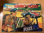 Vintage Jumbo Politie Puzzel - Jaren '60/'70, Ophalen of Verzenden, Meer dan 50 stukjes, Gebruikt, 4 tot 6 jaar