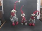Kerst muizen gewolvilt achtig decoratie  hangen zitten staan, Ophalen of Verzenden, Zo goed als nieuw