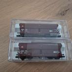 2x Fleischmann 51700002 bruine zelflosser tijdperk 5/6, Hobby en Vrije tijd, Modeltreinen | N-Spoor, Gelijkstroom, Fleischmann
