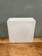 Vintage bauhaus opaalglas plafoniere plafondlamp, Ophalen of Verzenden, Zo goed als nieuw