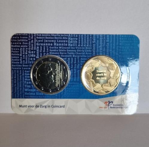 Coincard 2022 - Munt voor de Zorg - 2 euro en penning - NL, Postzegels en Munten, Munten | Nederland, Euro's, Koningin Beatrix