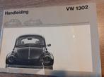 Handleiding VW 1302, Ophalen of Verzenden