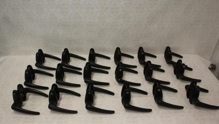 Bakelieten deurklinken, deurkrukken, vrij en bezet nr 47, Antiek en Kunst, Curiosa en Brocante, Ophalen of Verzenden