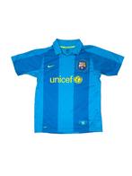 FC Barcelona Away Shirt 2007/2008 – Nike – M – Blauw Unicef, Shirt, Zo goed als nieuw, Maat M, Ophalen of Verzenden