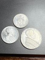 1-2-10 lire vaticaan 1950 pius XII, Postzegels en Munten, Ophalen of Verzenden, Overige landen